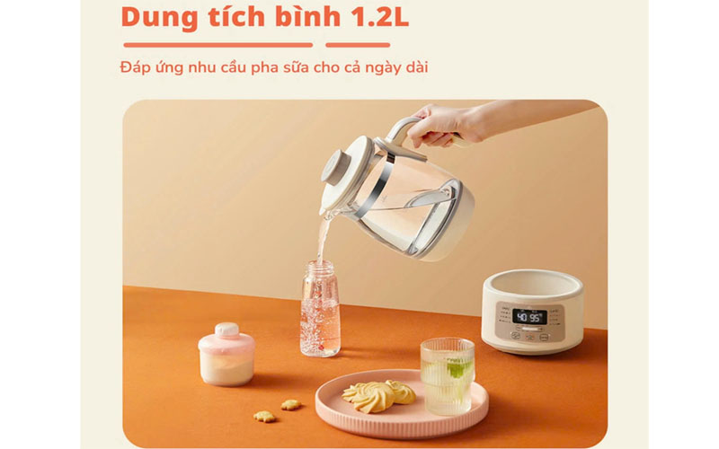 Máy đun nước hâm sữa Bear WW-4H12L - Hàng chính hãng