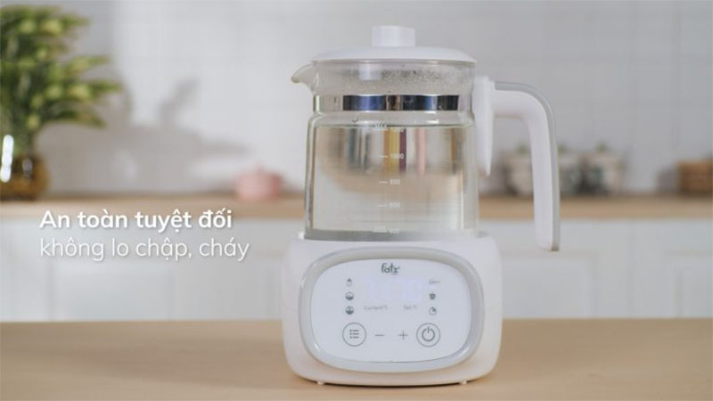 Máy đun và hâm nước pha sữa QUICK 9 Fatzbaby FB3526TN - Hàng chính hãng