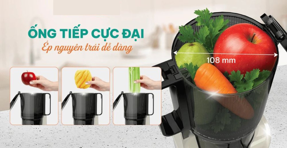 Máy ép chậm Livotec LSJ-B66S - Hàng chính hãng