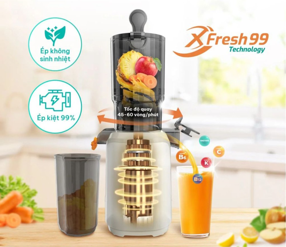 Máy ép chậm Livotec LSJ-B66S - Hàng chính hãng