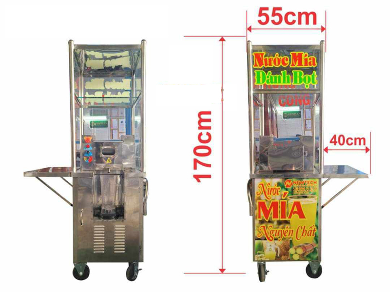 Máy ép mía đánh bọt Newtech TK02 ProHot - Hàng chính hãng
