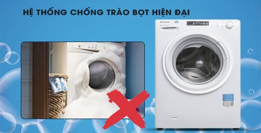 Máy giặt Candy HCS-1282D3Q/1-S - Hàng chính hãng