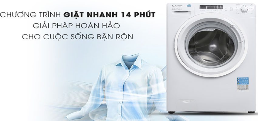 Máy giặt Candy HCS-1282D3Q/1-S - Hàng chính hãng