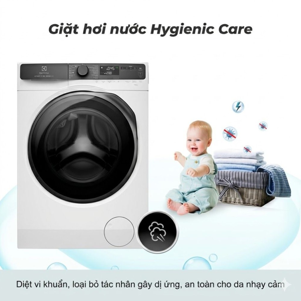 Máy giặt Electrolux Inverter 13 kg EWF1343R7WC - Hàng chính hãng