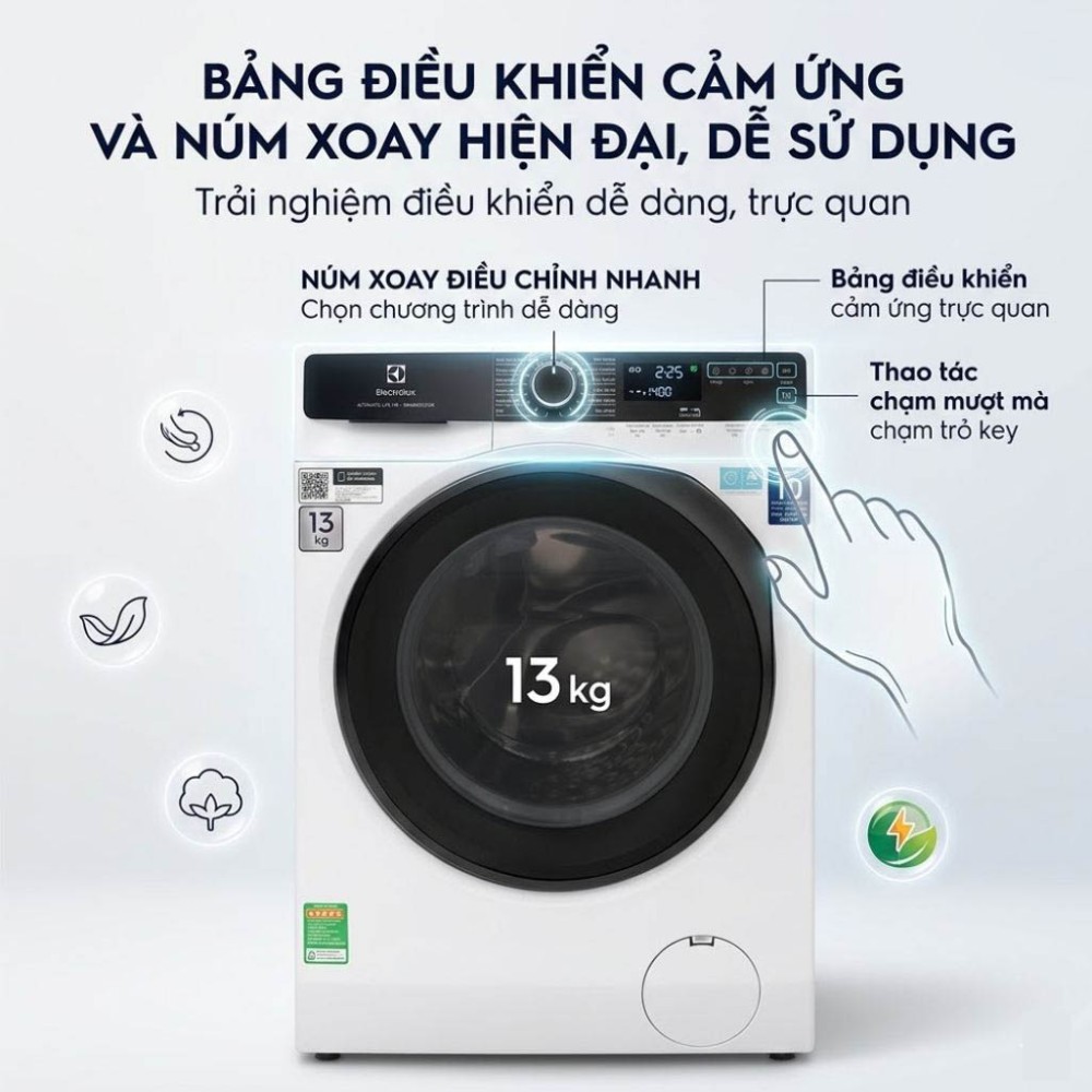 Máy giặt Electrolux Inverter 13 kg EWF1343R7WC - Hàng chính hãng