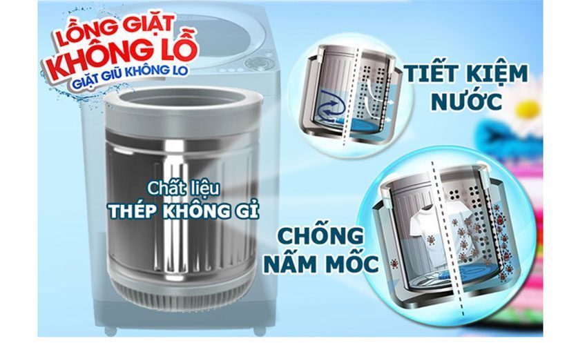 Máy giặt cửa trên Sharp ES-U80GV-H - Hàng chính hãng
