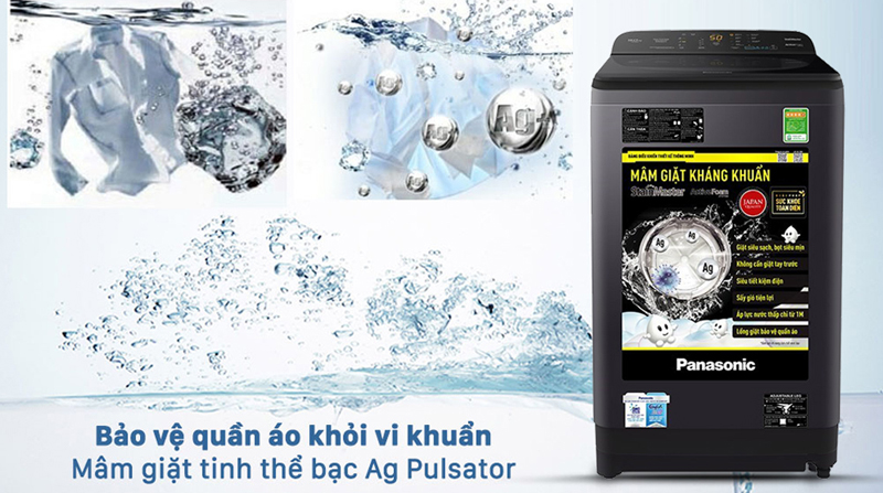 Máy giặt Panasonic 10 Kg NA-F100A9BRV  - Hàng chính hãng