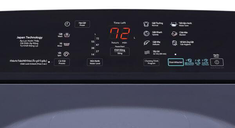 Máy giặt Panasonic 10 Kg NA-F100A9BRV  - Hàng chính hãng