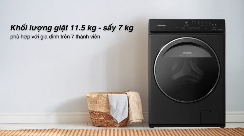 Máy giặt sấy Panasonic inverter NA-S157FW1BV - Hàng chính hãng