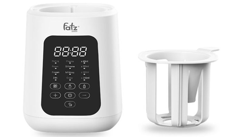 Máy hâm sữa siêu tốc thông minh Fatzbaby Mono 12 FB3011KB - Hàng chính hãng