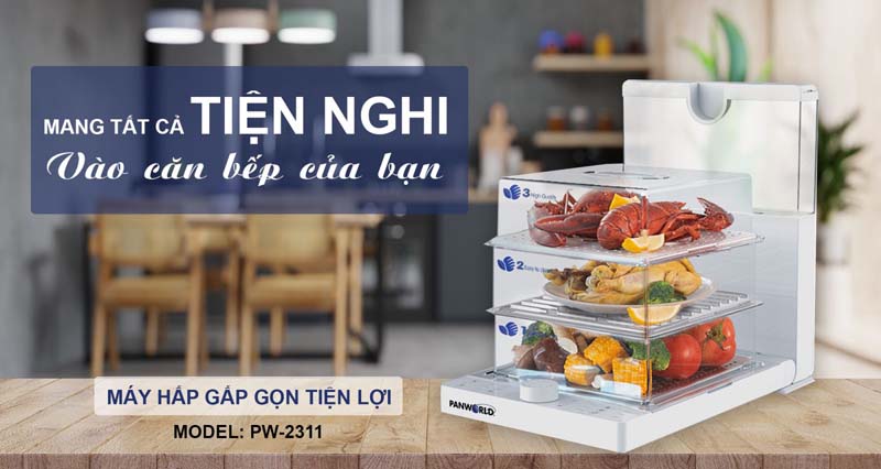 Máy hấp điện Panworld PW-2311 - Hàng chính hãng