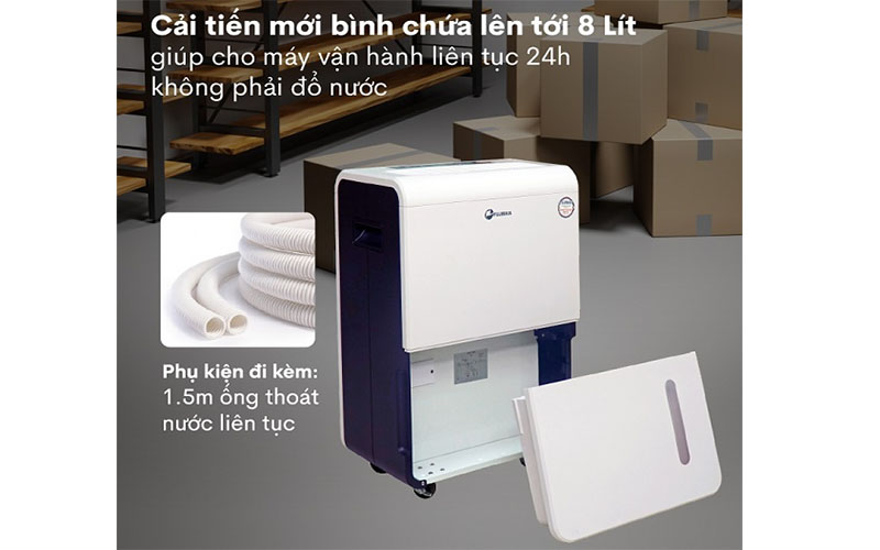 Máy hút ẩm công nghiệp Fujihaia DH55BL - Hàng chính hãng