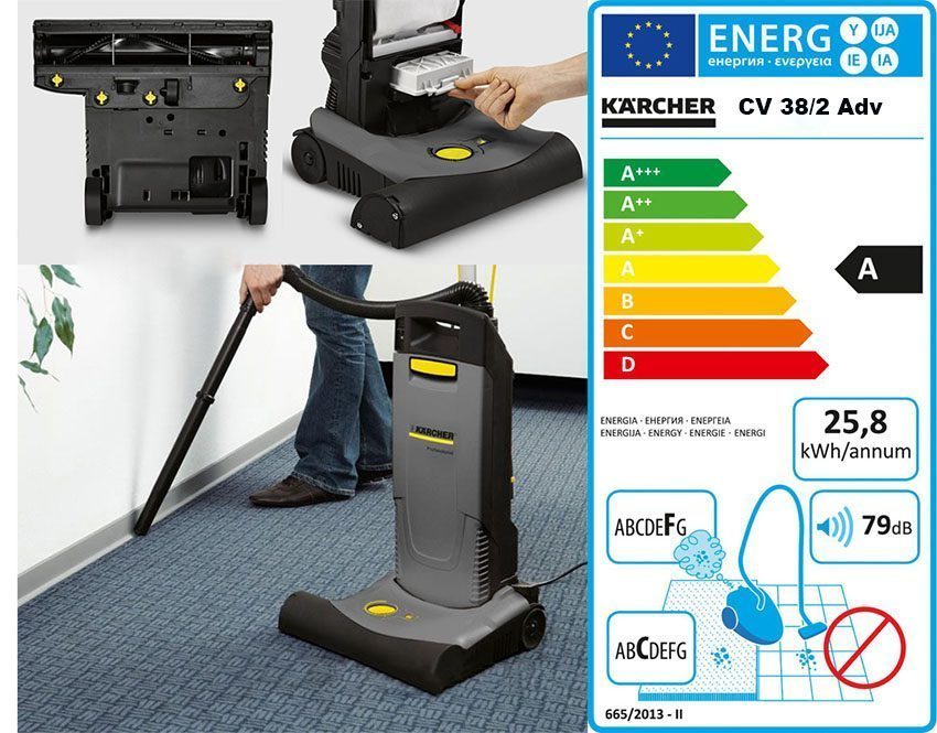 Máy hút bụi Karcher CV 38/2 ADV - Hàng chính hãng