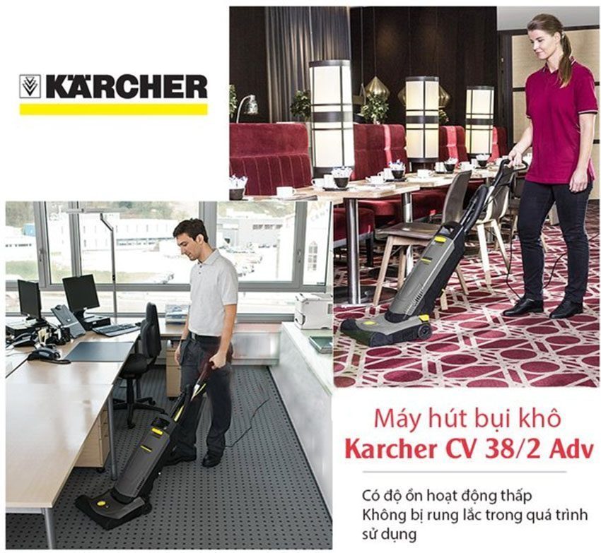 Máy hút bụi Karcher CV 38/2 ADV - Hàng chính hãng