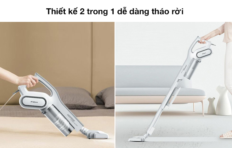 Máy hút bụi cầm tay Deerma DX700 - Hàng chính hãng