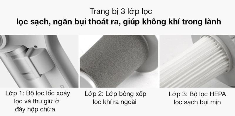 Máy hút bụi cầm tay Deerma DX700 - Hàng chính hãng