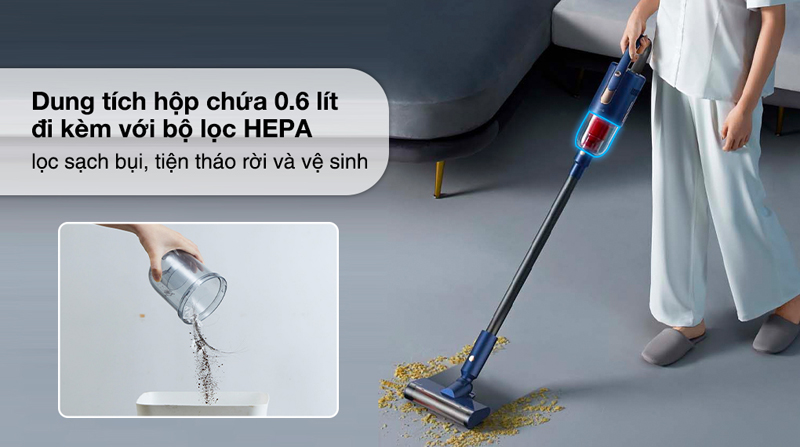 Máy hút bụi không dây Deerma VC811 - Hàng chính hãng