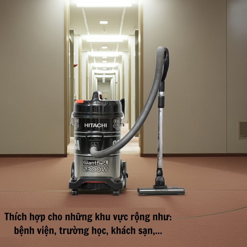 Máy hút bụi công nghiệp Hitachi CV-995HCA - Hàng chính hãng