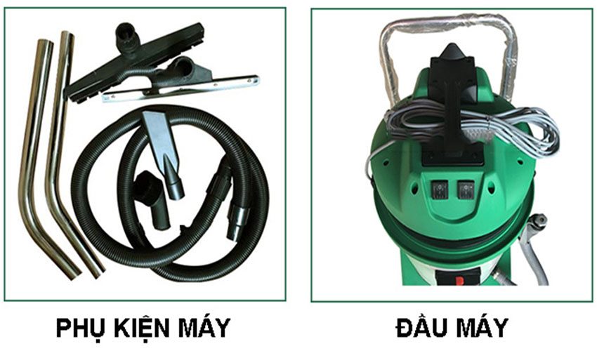 Máy hút bụi công nghiệp Supper Clean AC-603J - Hàng chính hãng