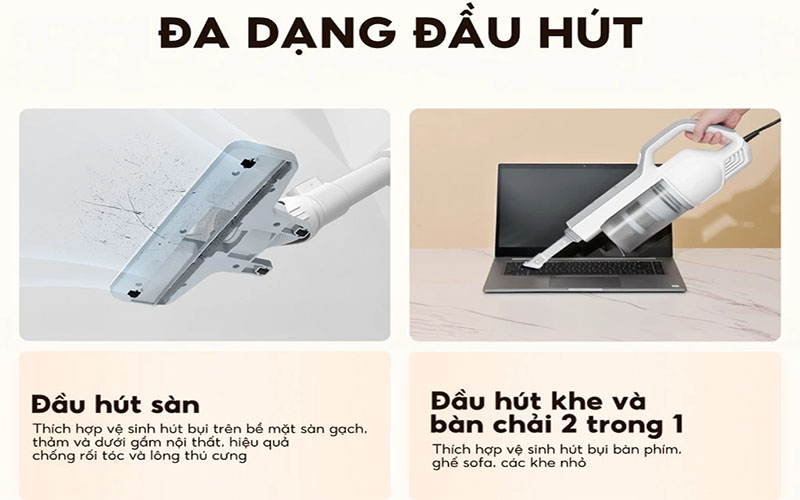 Máy hút bụi gập Aqua CCXL8R - Hàng chính hãng