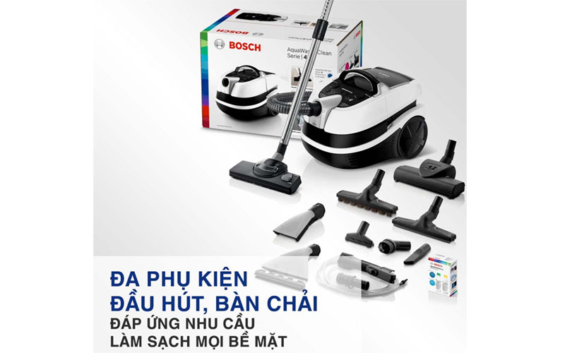Máy hút bụi khô và ướt Bosch BWD421PRO - Hàng chính hãng