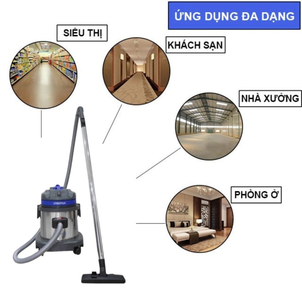 Máy hút bụi khô và ướt CleproX X-1/25 - Hàng chính hãng