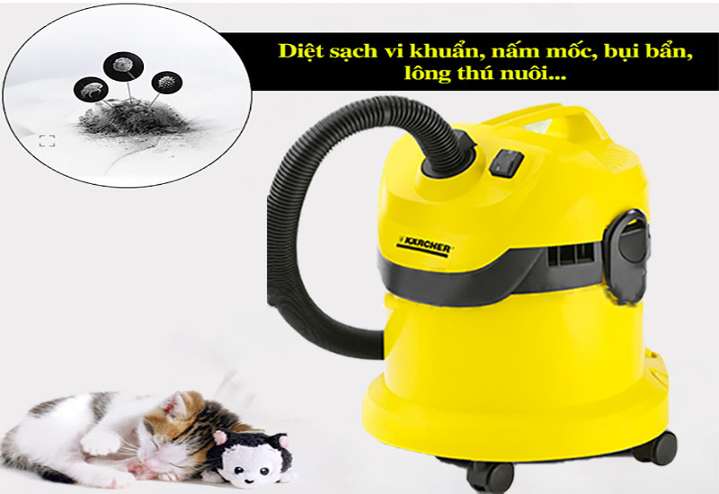 Máy hút bụi khô và ướt Karcher WD 2 Cartridge Filter Kit - Hàng chính hãng