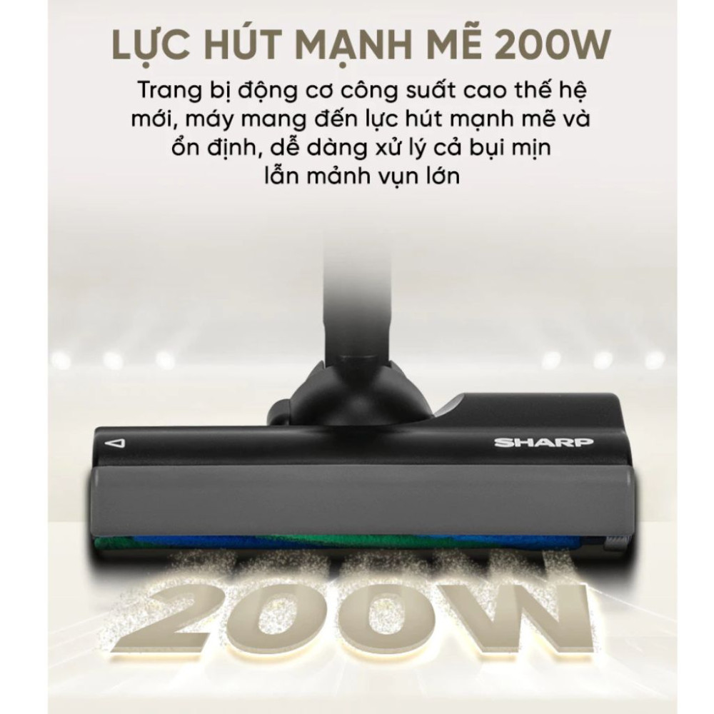 Máy hút bụi không dây Sharp EC-SR10-B - Hàng chính hãng