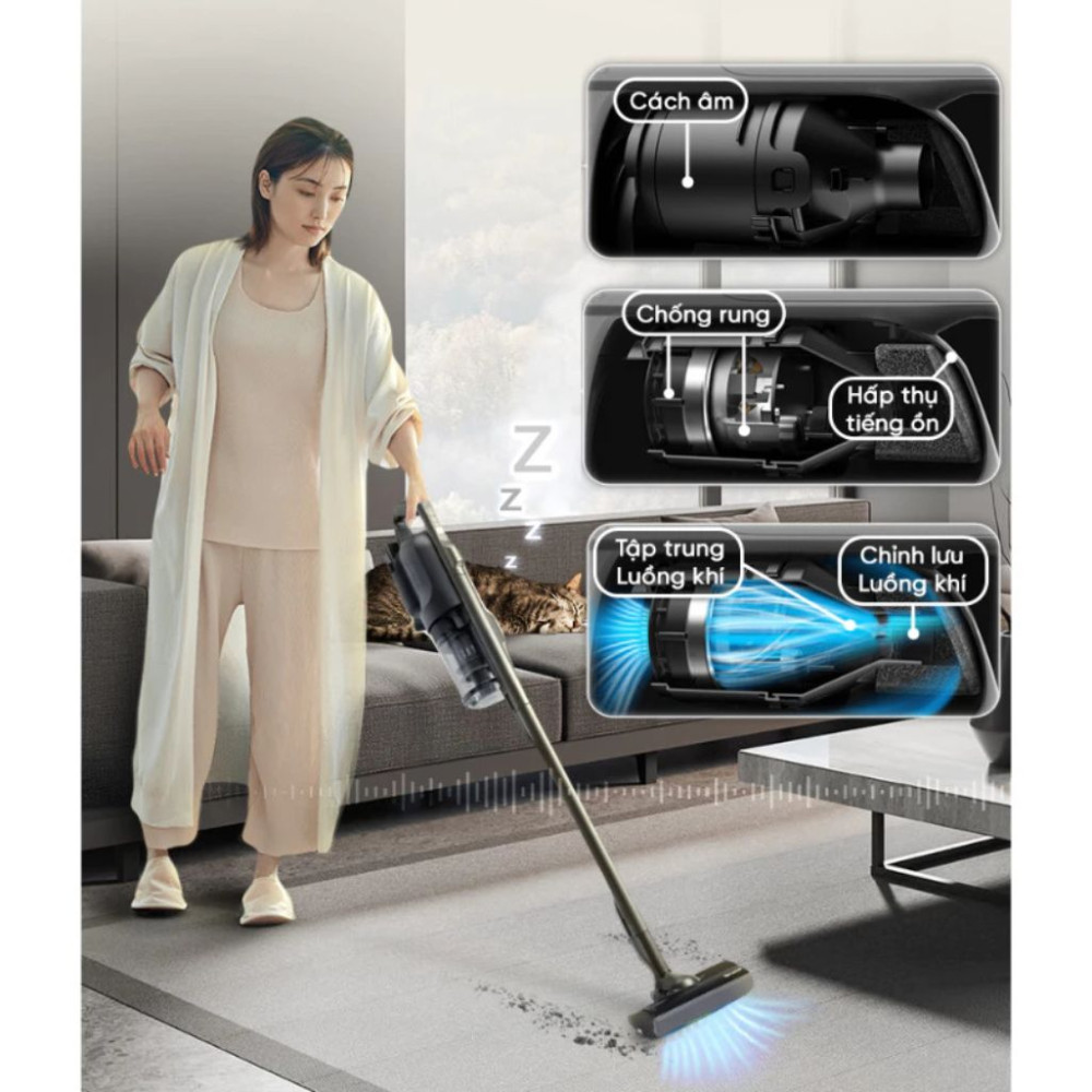 Máy hút bụi không dây Sharp EC-SR10-B - Hàng chính hãng