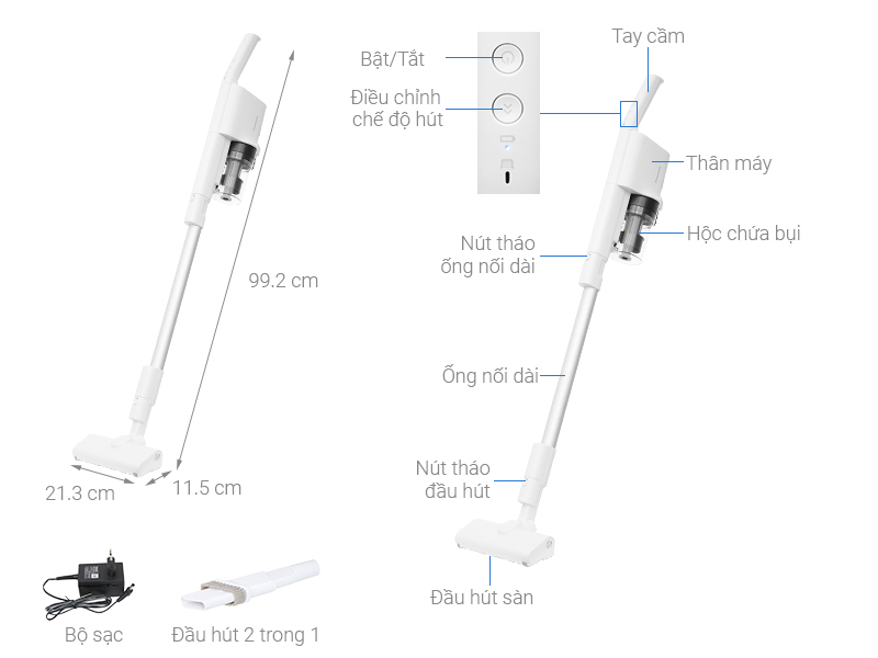 Máy hút bụi không dây Panasonic MC-SB33JW046 - Hàng chính hãng