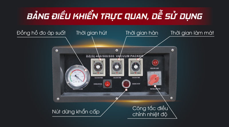 Máy hút chân không Newsun DZQ600 Promax - Hàng chính hãng