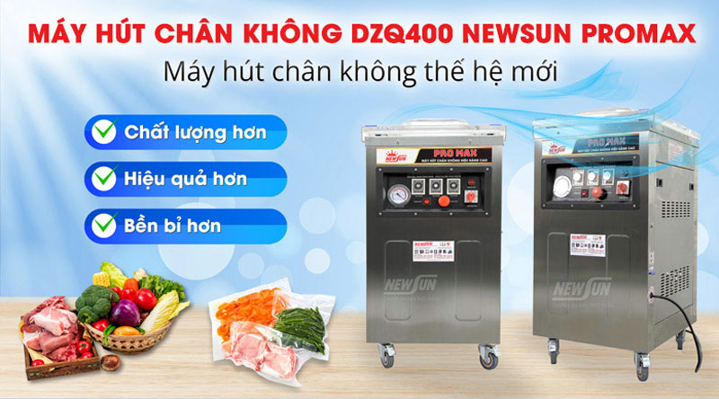 Máy hút chân không Newsun Promax DZQ400 - Hàng chính hãng