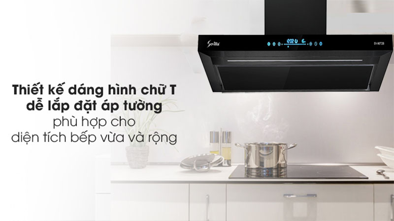 Máy hút khói khử mùi Sevilla SV-90T2B - Hàng chính hãng
