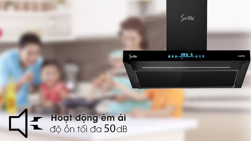Máy hút khói khử mùi Sevilla SV-90T2B - Hàng chính hãng