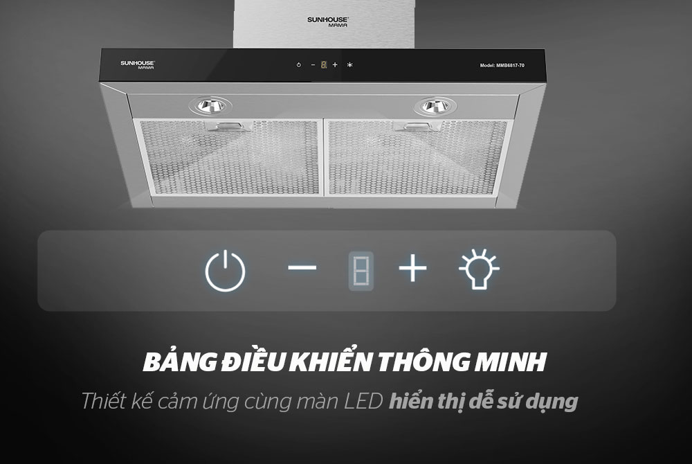 Máy hút mùi chữ T Sunhouse Mama MMB6817 - Hàng chính hãng