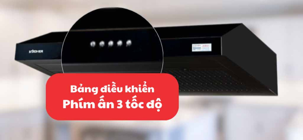Máy hút mùi Kocher K-6070V - Hàng chính hãng