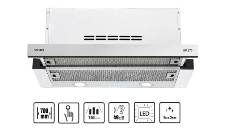 Máy hút âm tủ mùi Spelier SP670 - Hàng chính hãng