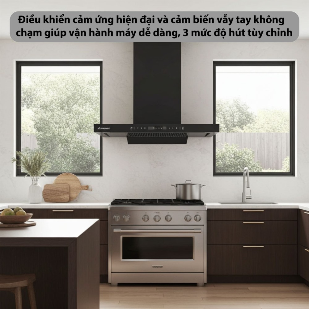 Máy hút mùi chữ T Hòa Phát HKH-T0770H - Hàng chính hãng