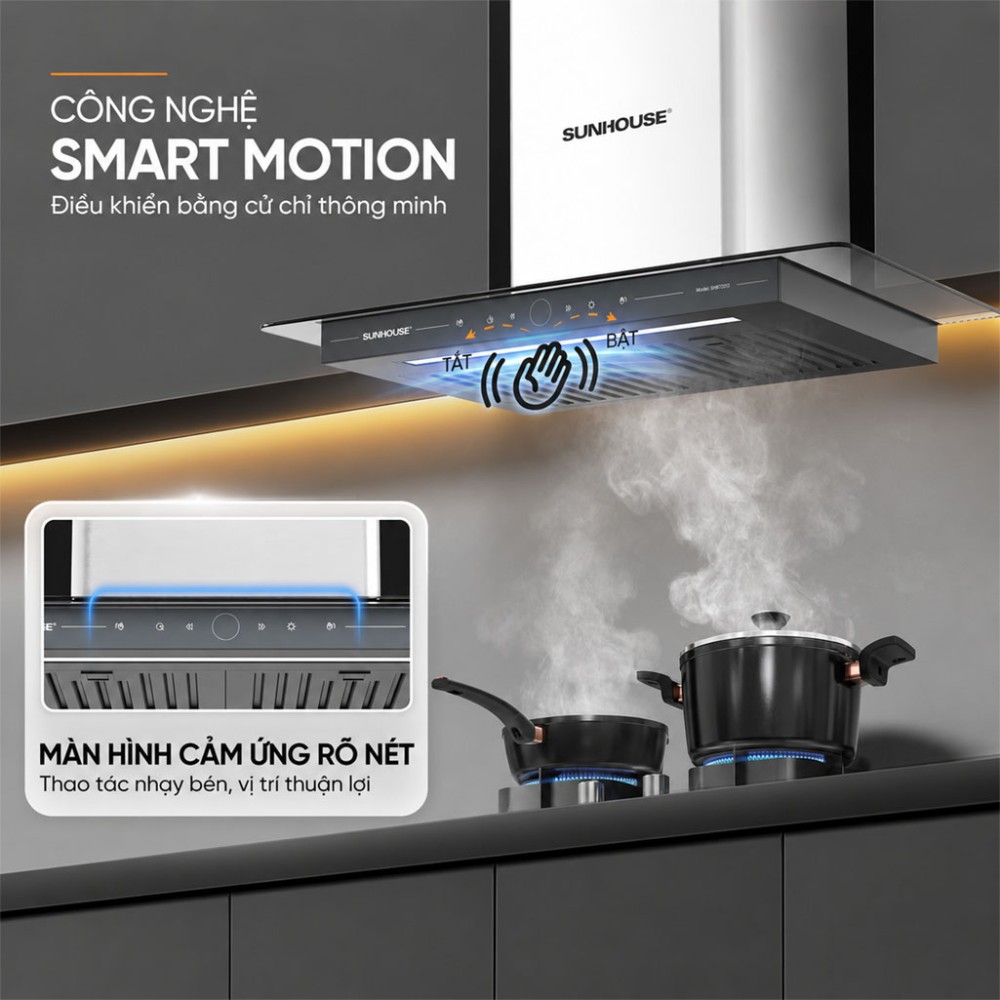 Máy hút mùi chữ T Sunhouse SHB72013 - Hàng chính hãng