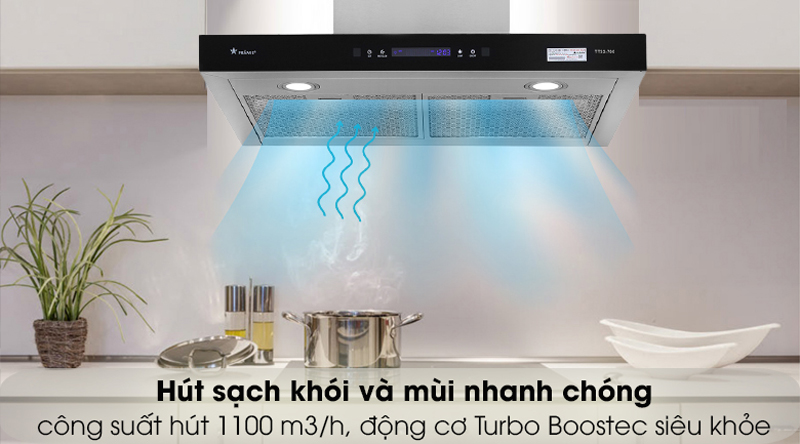 Máy hút mùi chữ T Pramie TT32-700 - Hàng chính hãng