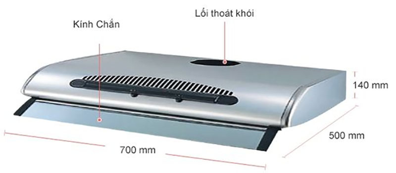 Máy hút khói khử mùi Faber Millennio 2M-70 - Hàng chính hãng