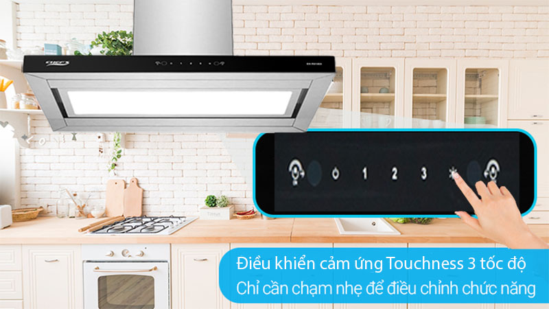 Máy hút mùi đảo Chefs EH-R810E9 - Hàng chính hãng