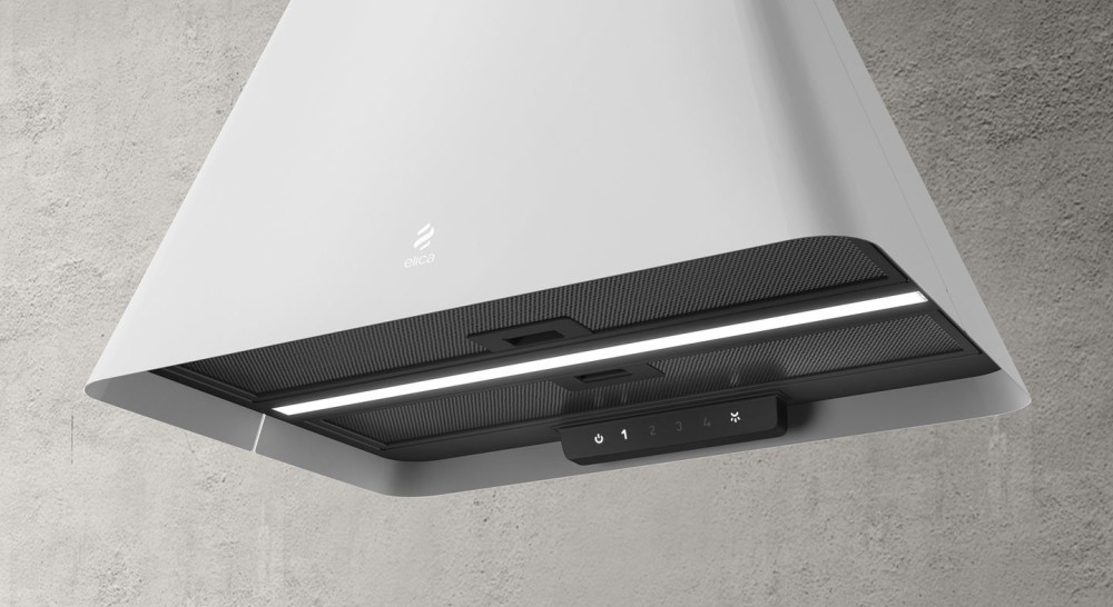 Máy hút mùi Elica IKONA LIGHT WH/F/60 - Hàng chính hãng