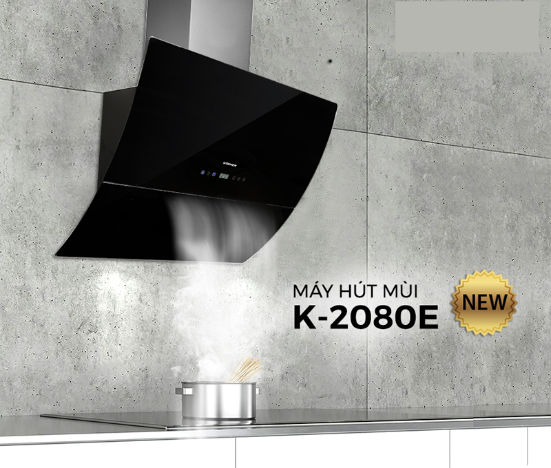 Máy hút mùi áp tường Kocher K-2080E-70 - Hàng chính hãng