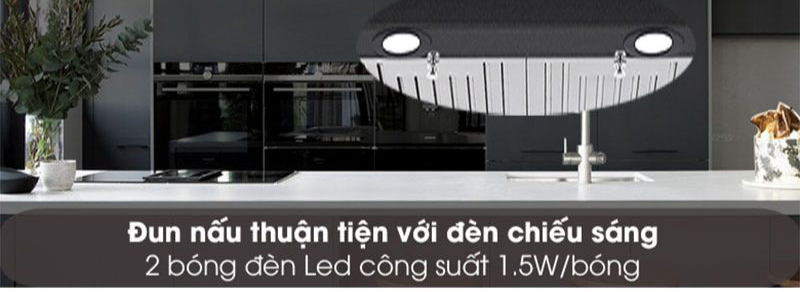 Máy hút mùi Richborn RHA70GFFB - Hàng chính hãng