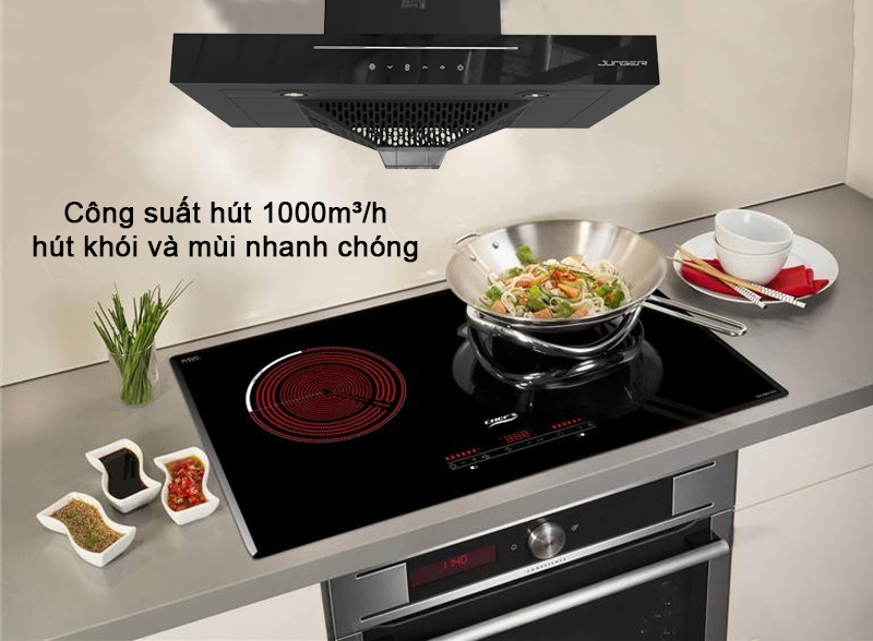 Máy hút mùi áp tường Junger HRJ-701 - Hàng chính hãng