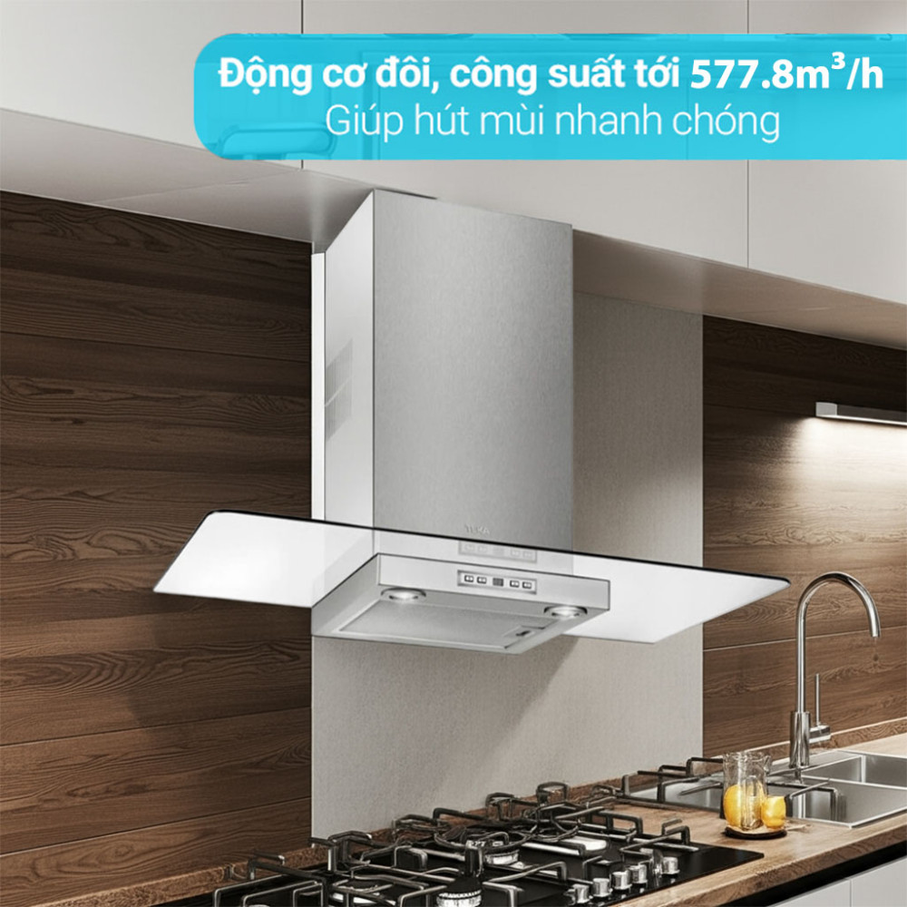 Máy hút mùi tum kính Teka DGW-77350-EOS - Hàng chính hãng
