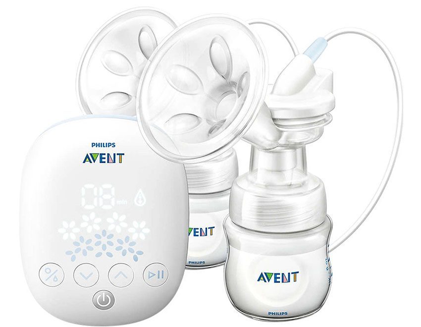 Máy hút sữa bằng điện đôi Philips Avent SCF303/01 - Hàng chính hãng