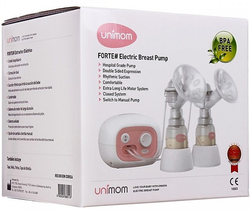 Máy hút sữa điện đôi Unimom Forte UM880113 - Hàng chính hãng