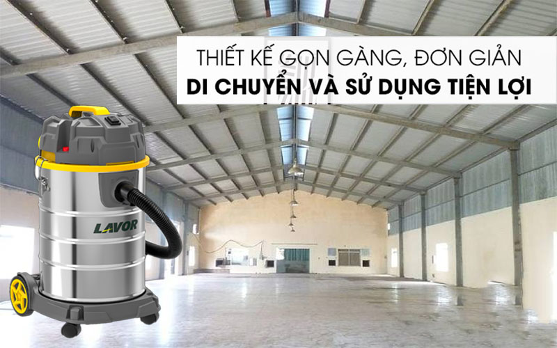 Máy hút thổi bụi khô và ướt Lavor Dozzy 30XS  - Hàng chính hãng